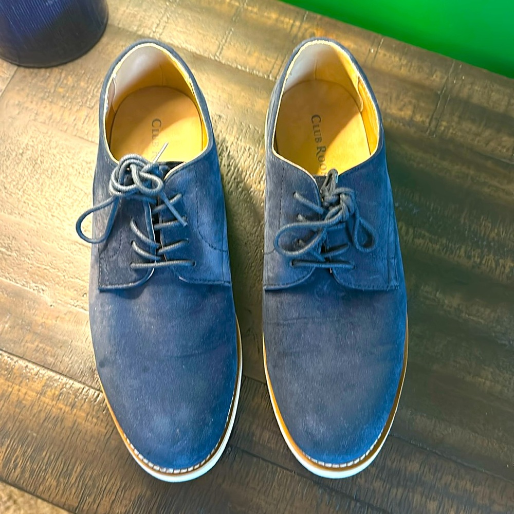 Blue Suede shoes.  Club Room from Macys.